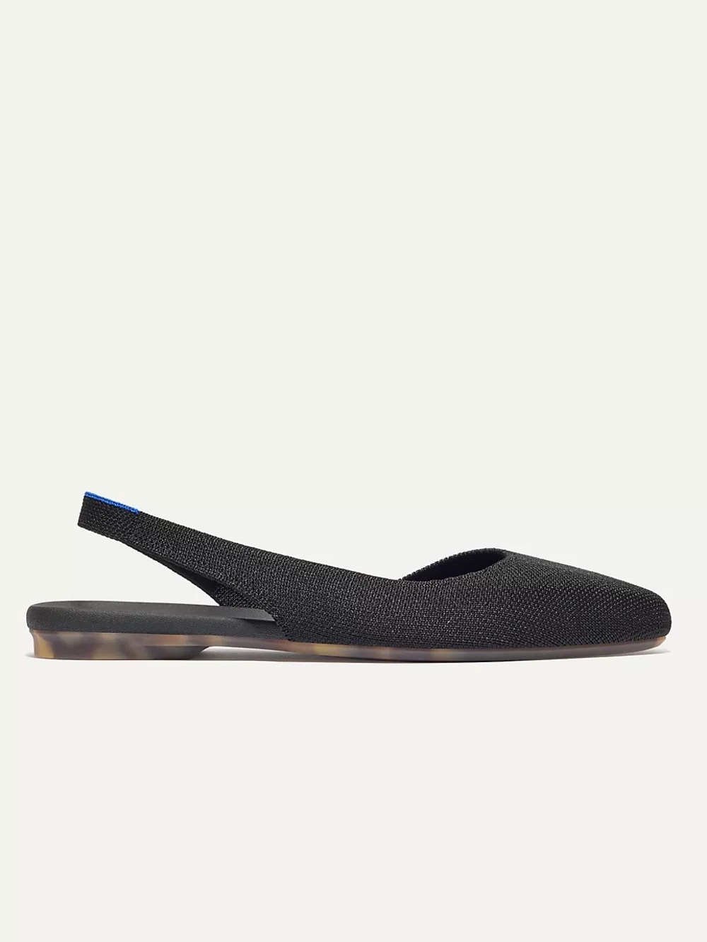 Rothy's NWOB The Almond Slingback Flats Black 11.5